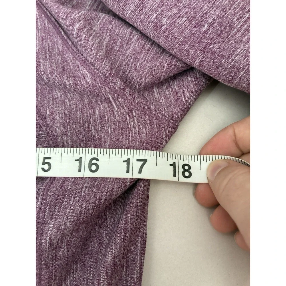 Prana Ember Performance Knit Cowl Neck Pullover Sweater Sz M Purple‎ Hiking